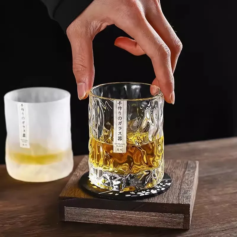 두꺼운 일본식 해머 크리스탈 위스키 잔, 올드 패션드  - Whisky Beer And Wine 리뷰 및 가격